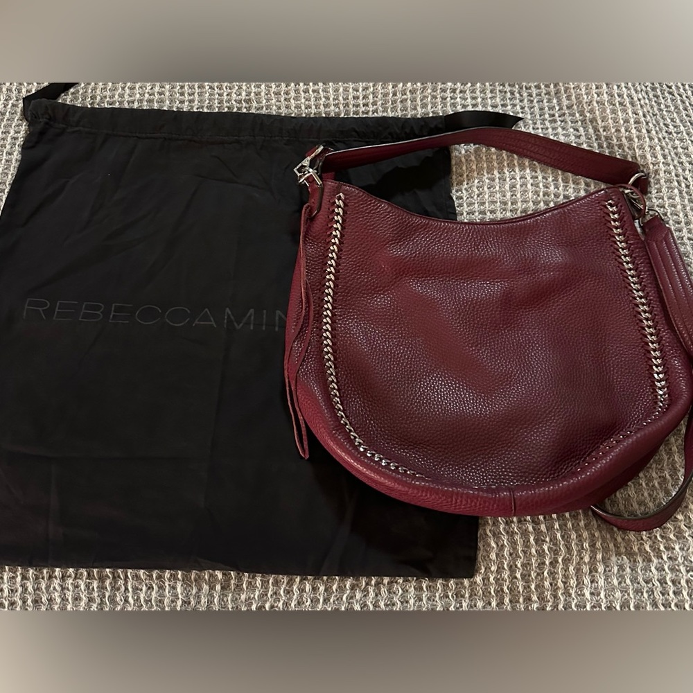 REBECCA MINKOFF Unlined Hobo Bag-AÇAÍ